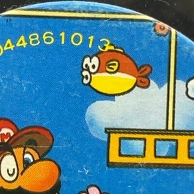 Mario Cheep Cheep Menko Super Mario Bros Famicom Card Nintendo 1985 NES Japanese