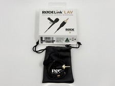 Rode RODElink Lav Omni-Directional Miniature Lavalier Microphone - Black