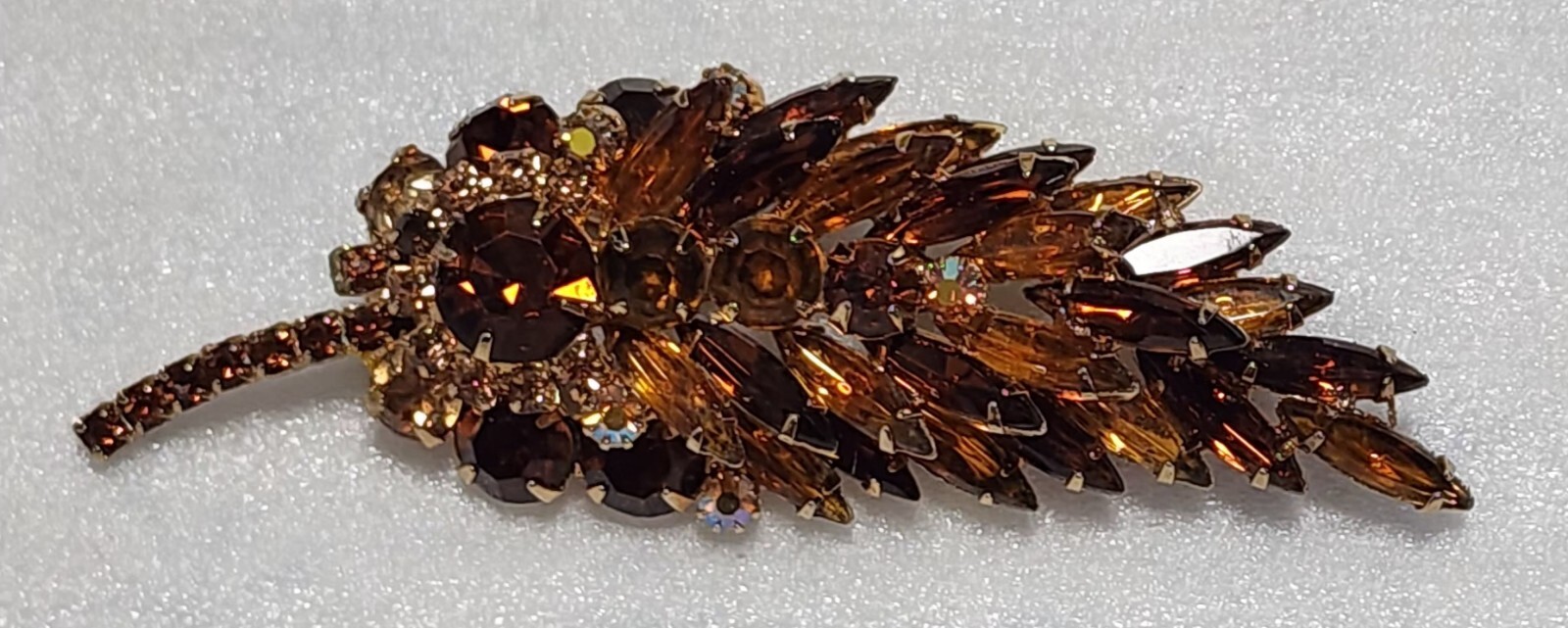 Alice Caviness Signed Dimensional Fall Color Rhin… - image 1