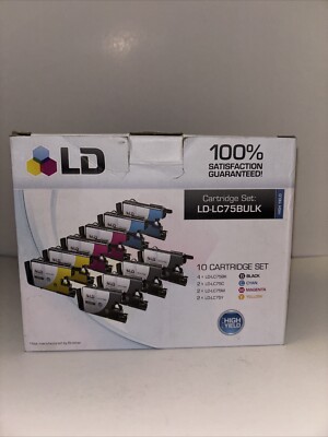 LD-LC51 BULK 10 Ink Cartridge Set (ONLY SELLING 6/10 OF The Cartridges)