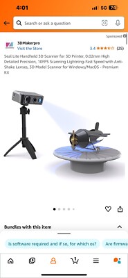 3D Maker Pro Seal Lite Handheld 3D Scanner For 3D Printing