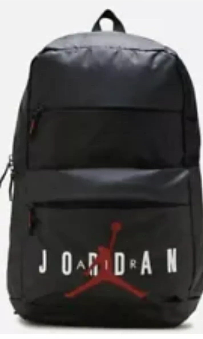 AIR JORDAN バッグ Nike Air Jordan Jumpman PIVOT BLACK RED Backpack 9A0408 Laptop Gym