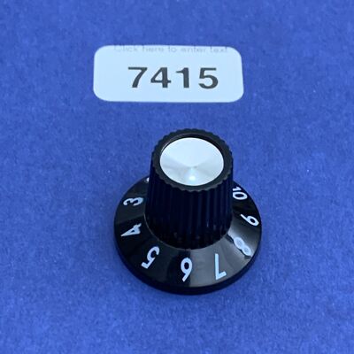 [FRS] Fender Frontman 15G 15B Guitar Bass Amp Used Part: Black Control Knob Cap