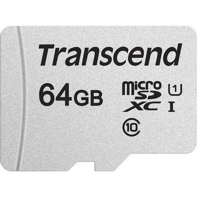 Transcend Premium 300S microSDXC-Karte 64 GB Class 10, UHS-I, UHS-Class 1 inkl.