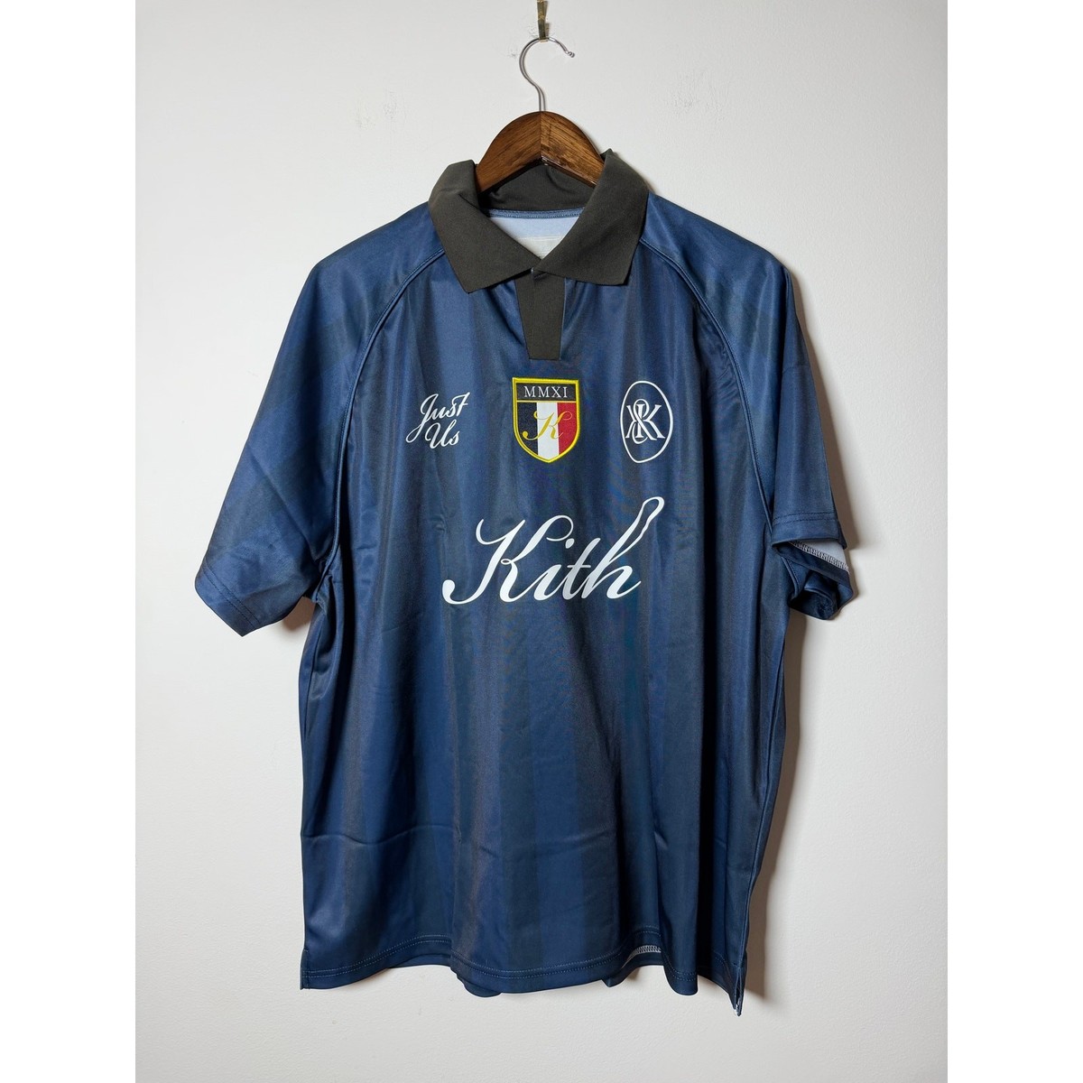 Kith Shadow Stripe Marcel Soccer Jersey | eBay