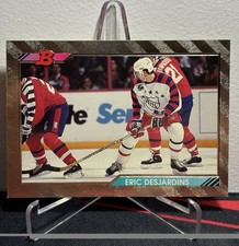 1992-93 Bowman Hockey ERIC DESJARDINS #228 ALL-STAR GOLD FOIL SP
