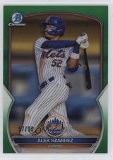 2023 Bowman Chrome Prospects Green Refractor 57/99 Alex Ramirez #BCP-50 15xk
