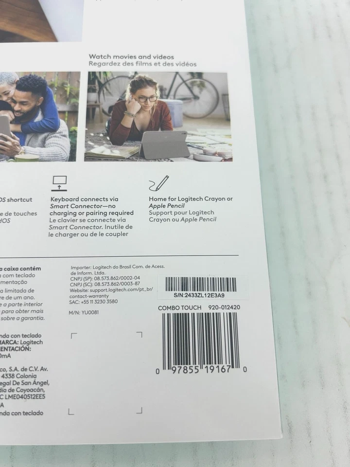 Logitech - Combo Touch Keyboard and Trackpad Case for Apple iPad - Image 3 of 3