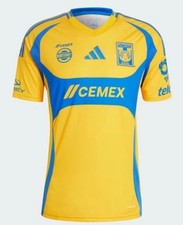 Mens  Orange Blue Adidas Tigres UANL TUANL 2024/25 Home Soccer Jersey IN4280 XL