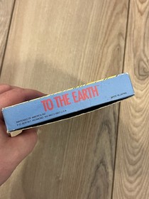 To the Earth (Nintendo NES, 1989) Complete CIB w/ Poster & Inserts Tested Works