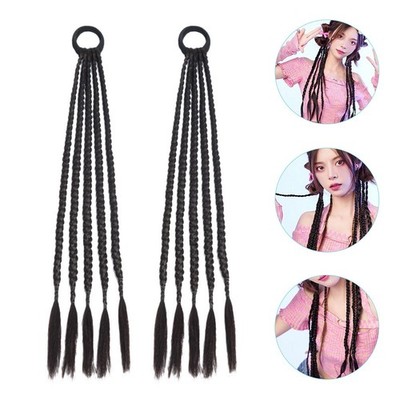  2 Pcs Modische Haarverlängerung Haare Extension Pferdeschwanzerweiterung