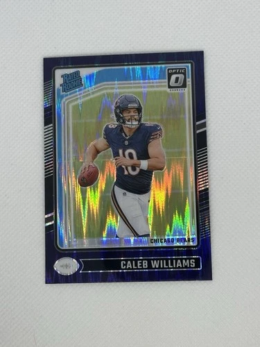Caleb Williams - 2024 Panini Donruss Optic - Rated Rookie Purple Shock