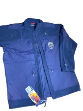 HOOK & TACKLE Air/X Tech Fish Gear Men's XL Blue Jacket Huge Pockets Front
