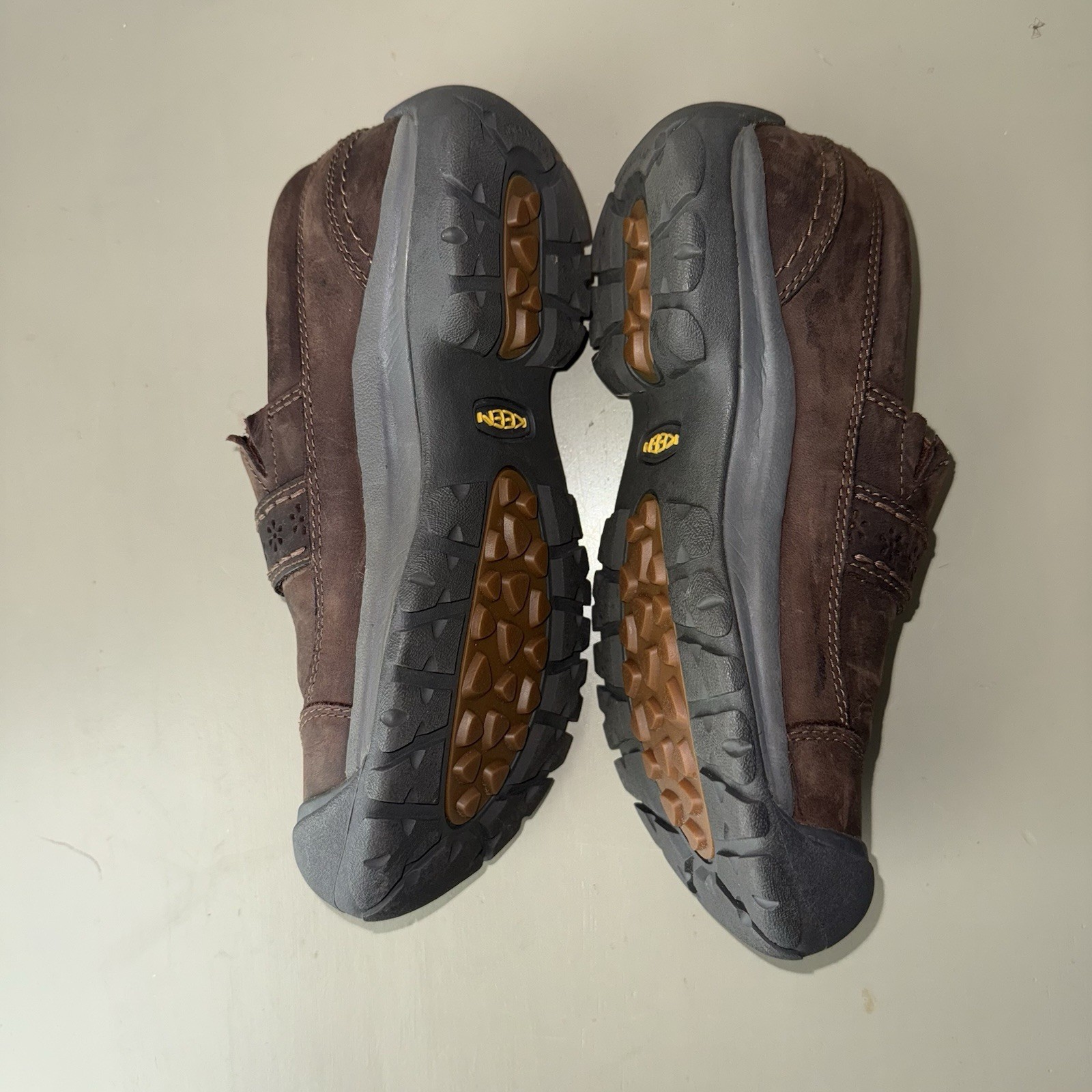 Scarpe slip on donna Keen Kaci II marrone terra scuro pelle mensa 8 5 M 39