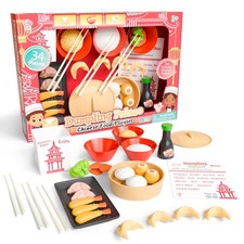 Dumpling Palace Chinese Food Playset for Kids 34-Piece Set for Toddlers 3 ,...