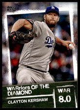 2020 Topps #WOD-29 Clayton Kershaw WARriors of the Diamond