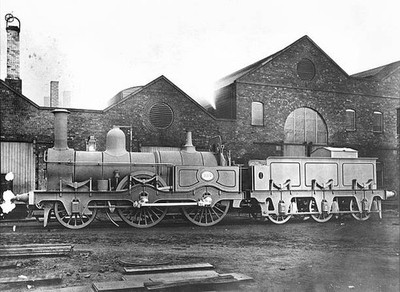 Old Train Photo South Eastern Railway Cudworth Locomotive No225 Class E