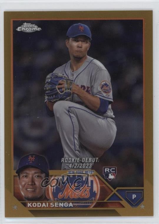 2023 Topps Chrome Update Rookie Debut Gold Refractor 3/50 Kodai Senga 2u7