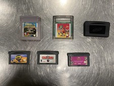 Nintendo Game Boy Advance Color Game Lot of 5: Crash Nitro Kart Nickelodeon