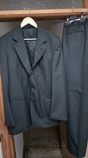 Skopes Dark Green 2 Piece Suit 45% Wool 40" R W34 R