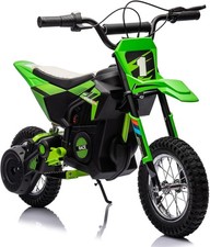 24V Kids Electric Dirt Bike 250W Motor 13.6 MPH Ride On Motorcycle Suspension