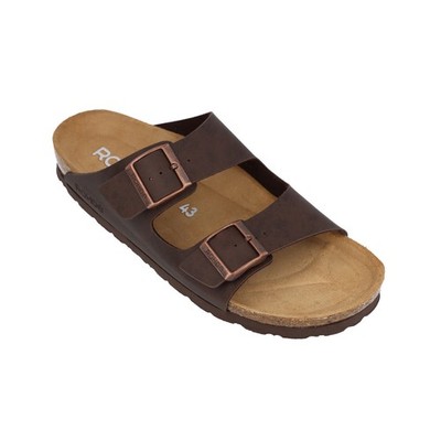 Rohde Herren Pantolette Hausschuh Mocca  Artikelnr. 5920