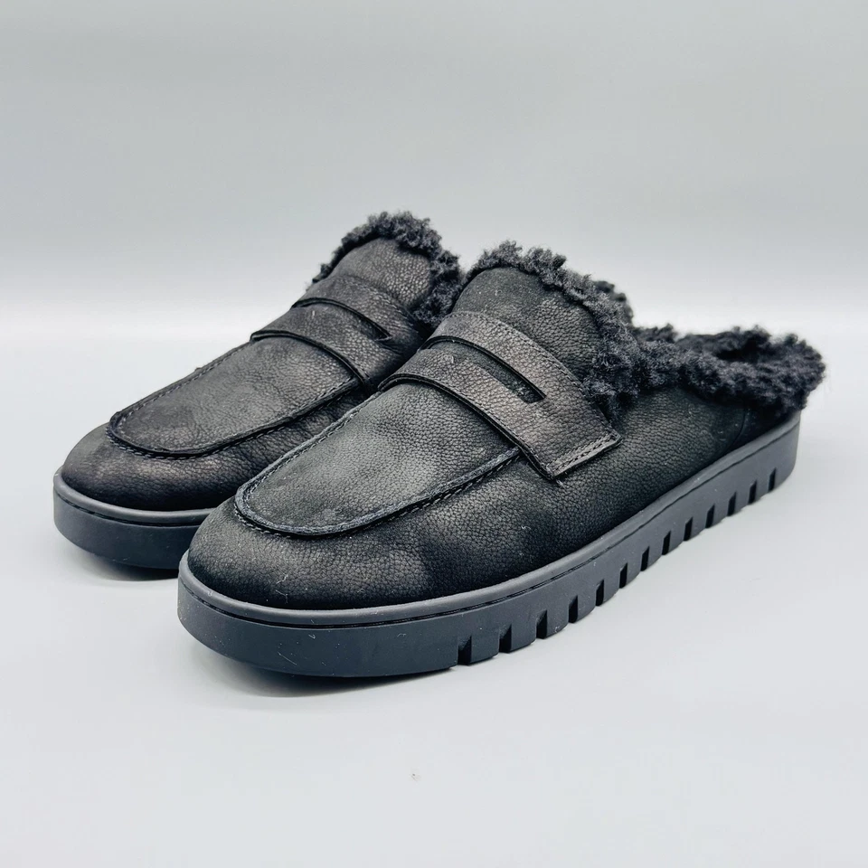 Vionic Zapatos Mujer 9 Negro Imitación Piel Uptown Mule Mocasín Sin Cordones Zuecos Zapatillas Foto 4 de 4