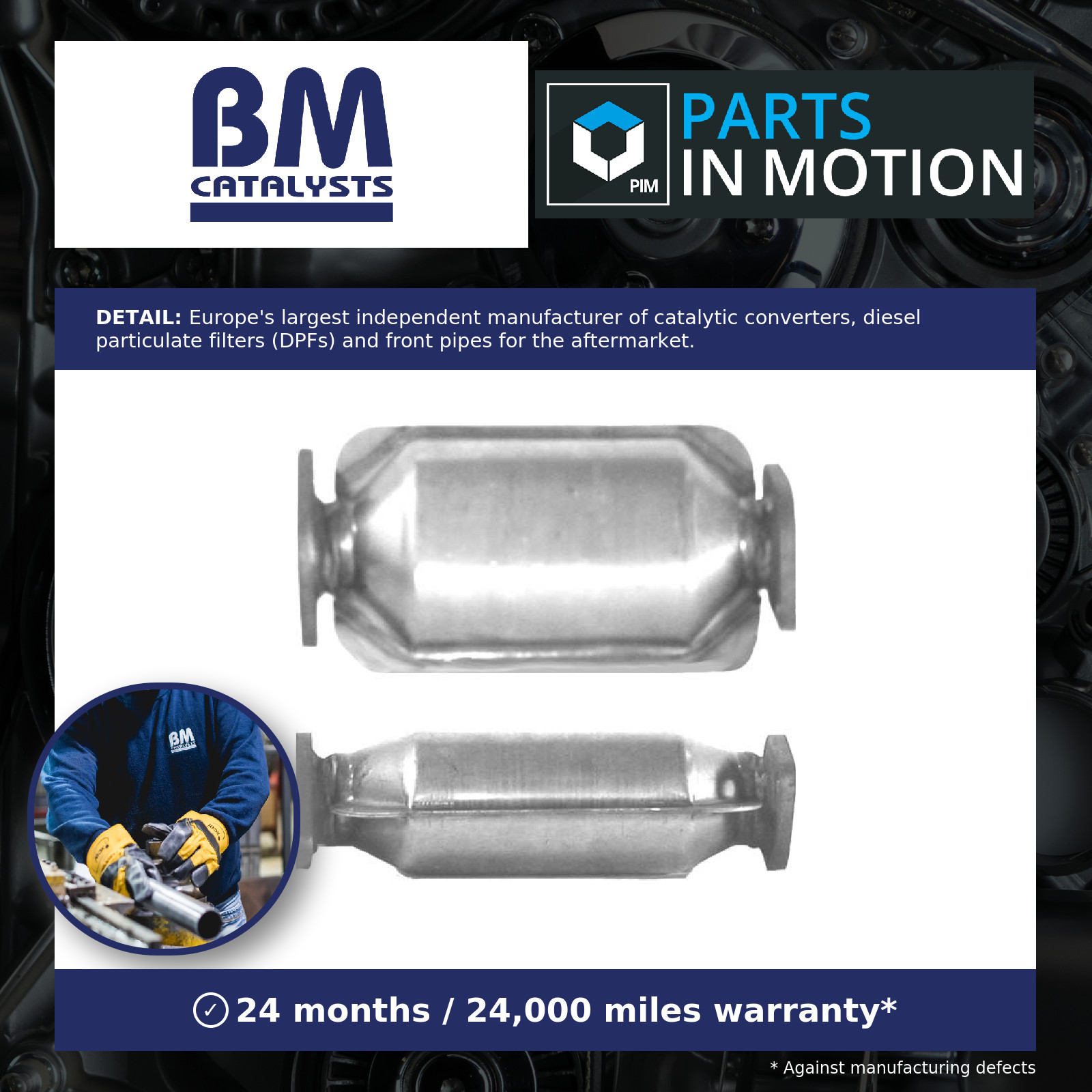 Non Type Approved Catalytic Converter fits NISSAN MICRA K11 1.3 92 to 00 CG13DE - Image 2