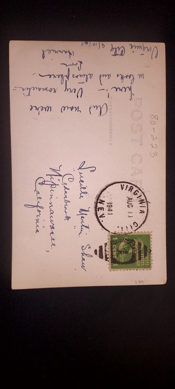 1941 Post Card