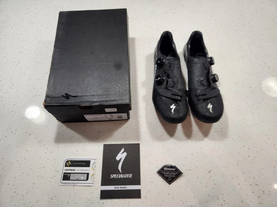 Zapatillas de ciclismo de carretera Specialized s-works 7 carbono talla 47 euro 13 EE. UU. Foto 2 de 4