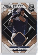 2020 Panini Elite Extra Edition Prospect Materials Black Taylor Trammell 0w8