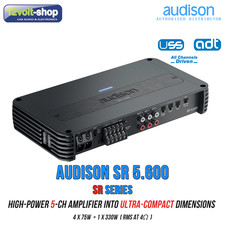 Audison SR 5.600 - 5-ch ultra-compact 1010W a...