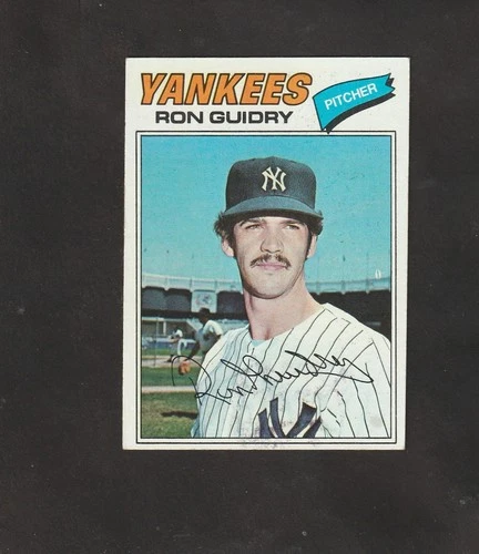 1977 Topps MLB # 656 Ron Guidry