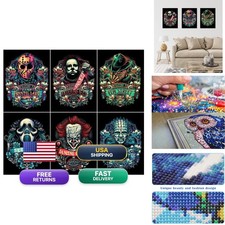HUANNY Diamond Painting Horror Movie 5D Full Drill 6 Packs