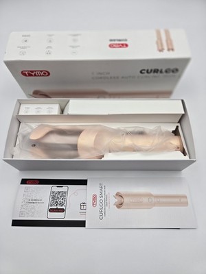 NEW Tymo CurlGo Cordless Smart 1'' Rechargeable Auto Curling Iron 3 Heat Setting