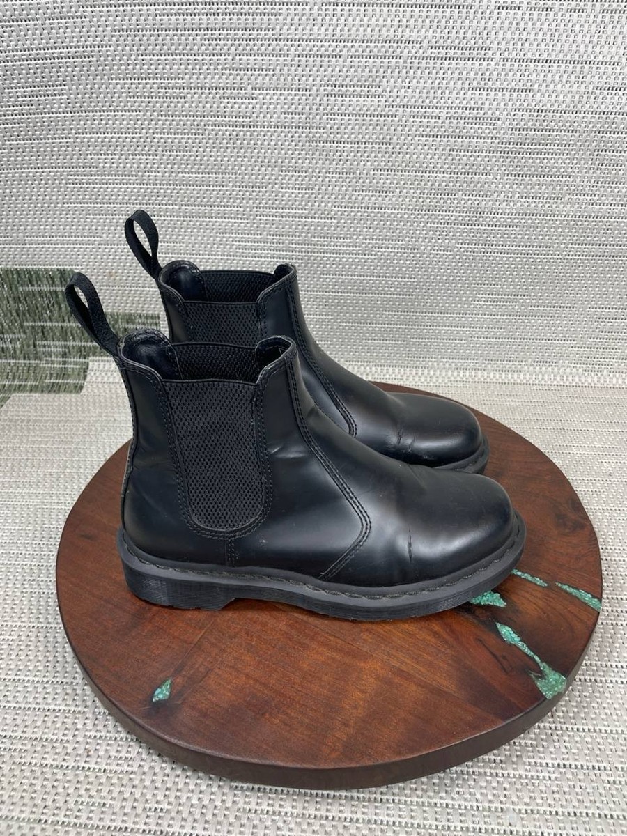 Dr Martens Chelsea Boots Womens Size 7 Us 2976 Mono Black Smooth