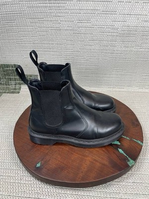Dr Martens Chelsea Boots Womens Size 7 Us 2976 Mono Black Smooth Leather Pull On