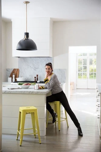 Hinkley Lighting 3483 Argo 1 Light 20"W Pendant - Satin Black / Lacquered Brass - Picture 5 of 12