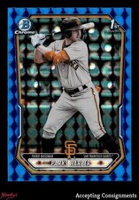 2026 Bowman Chrome Prospects Blue Geometric Parks Harber 1ST ROOKIE 135/150