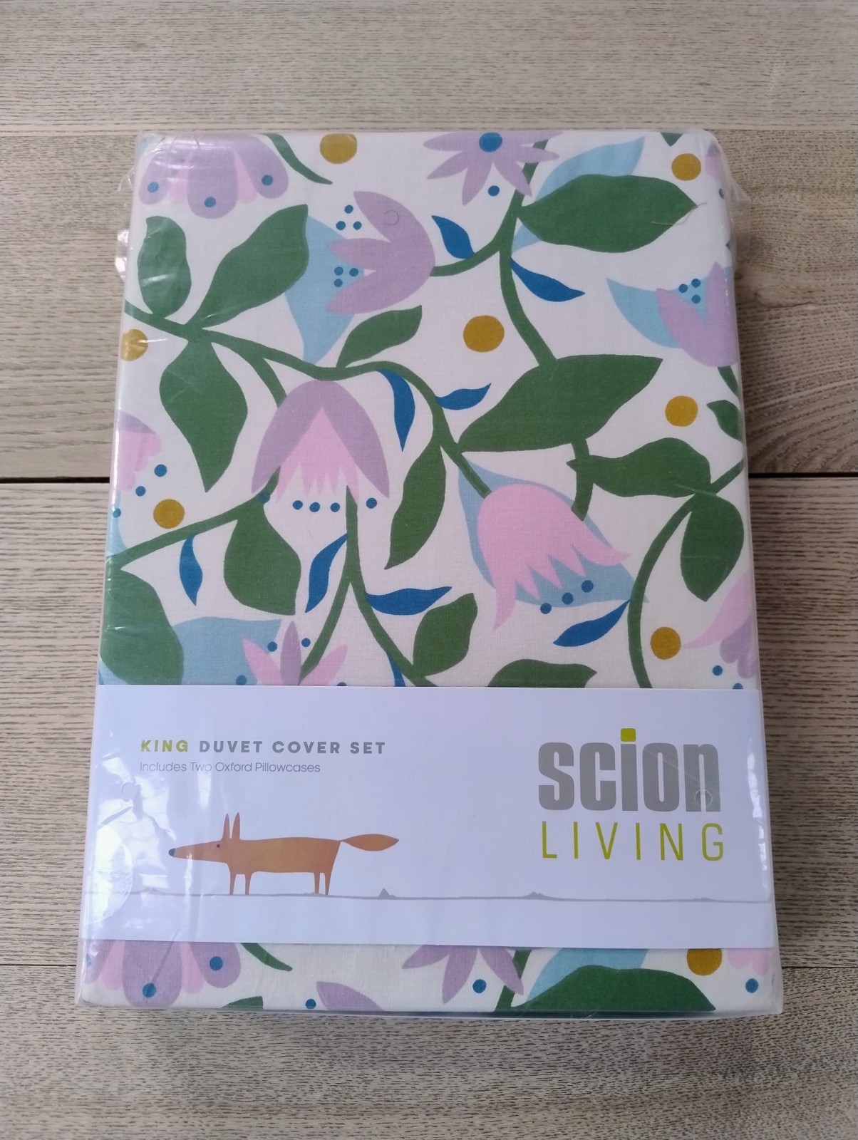 Scion Living Dancing Daisies King Size Duvet Cover Set multi