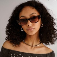 Le Specs Womens Dream Lover Sunglasses Tortoise Shell,  Cats Eye New RRP £65