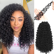 Full Head Crochet Hair for Black Women Human Hair Soft Feeling, Short Gogo Curl