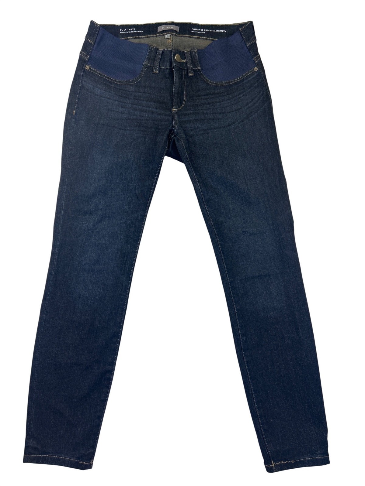 DL1961 Florence Skinny Maternity Jeans Women's Size 27 Instasculpt Ankle Denim