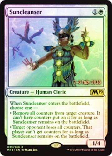 Light Play x 1 Suncleanser - Foil - Prerelease Promo Core Set 2019 Variants