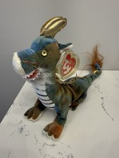 TY Beanie Baby Babies Plush Stuffed Green DRAGON Chinese Zodiac 12" 2000 MWMT