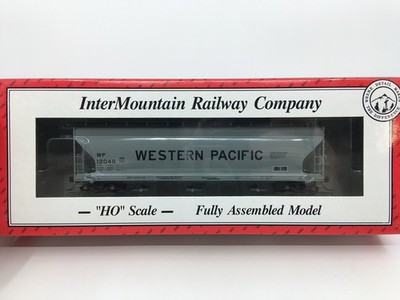 HO Intermountain Western Pacific ACF 4650 Cu Ft 3-Bay Covered Hopper WP #12048