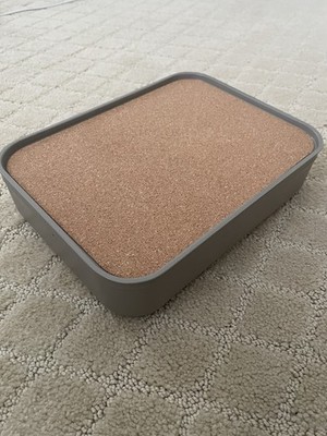 Ikea Harvmatta Box with Lid Cork Light Beige 4¾'' x 9 ½'' x 2 ¼'' New