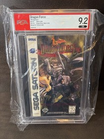 Dragon Force Sega Saturn Game Game Complete In Case PSA 9.2