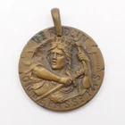 Vintage WWI French Battle of Verdun Revillon Military Medal - without ribbon
