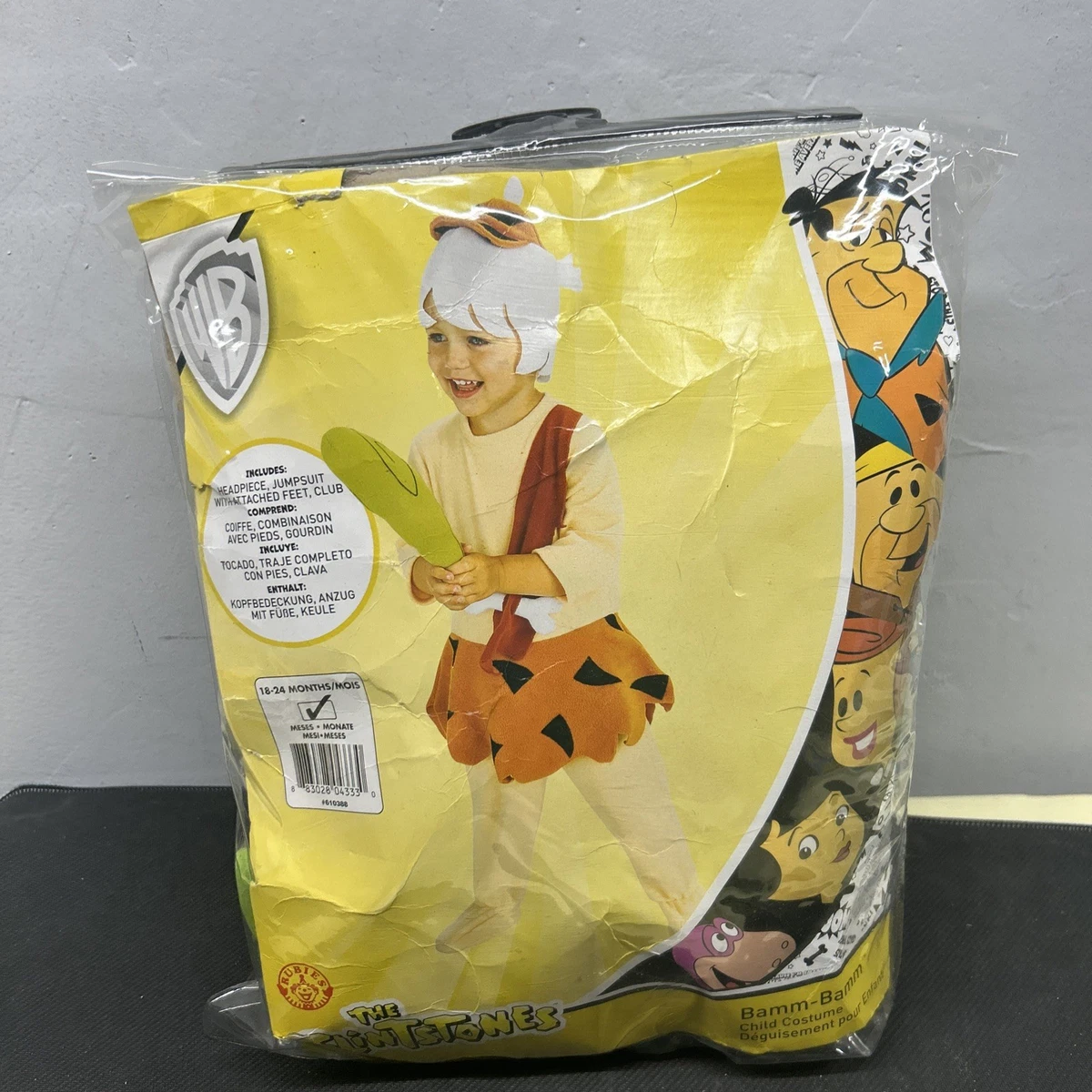 Rubies The Flintstones Bamm-Bamm Kostüm Für Kleinkinder (Größe 2-4) – Offiziell Lizenziert, Inkl. Überwurf Mit Füßen, Mütze Und Keule, Ideal Zu Halloween & Co. Rubies The Flintstones Bamm-Bamm Kostüm Für Kleinkinder (Größe 2-4) – Offiziell Lizenziert, Inkl. Überwurf Mit Füßen, Mütze Und Keule, Ideal Zu Halloween & Co.